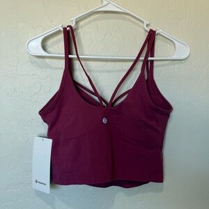 Lululemon Athletica Plum Ribbed Tank
